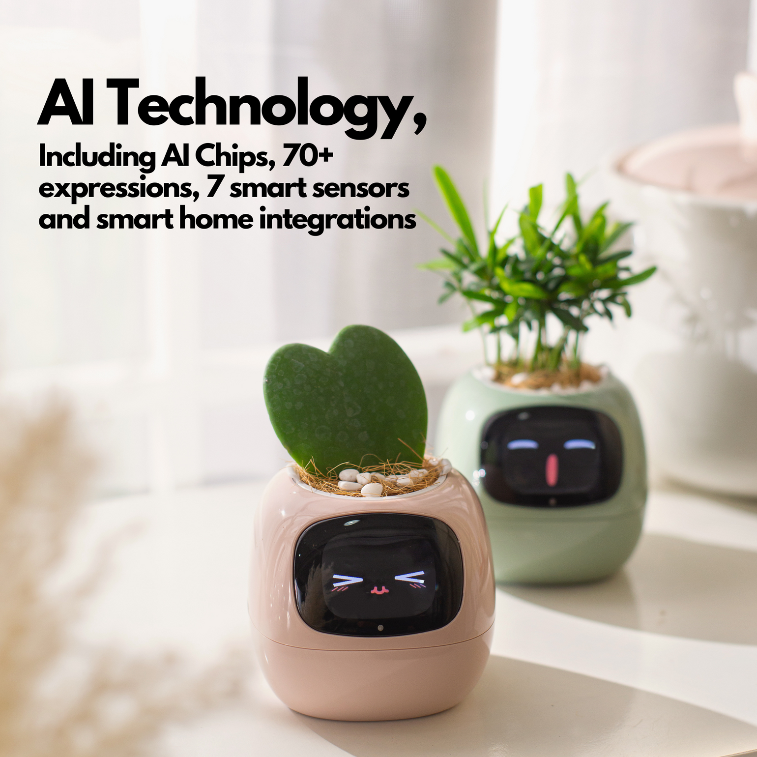 Smart Planter – AI Expressions & Sensors - NewGenCleanerz